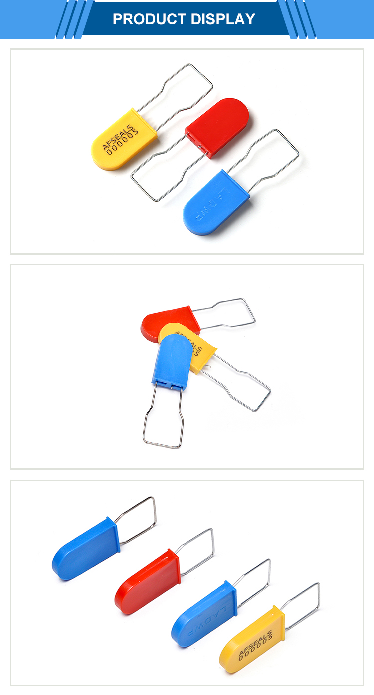 Custom High Security Logistics Plastic Lock Security Padlock Seal