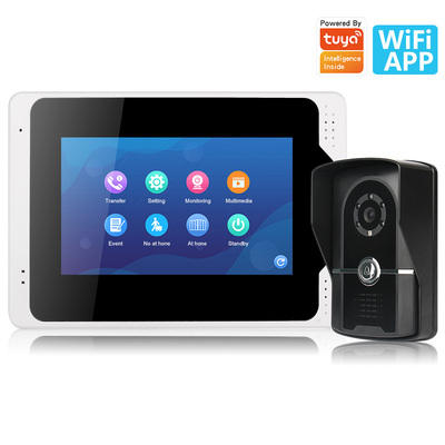 7"TFT Touch Color Video Door Phone Support motion detection
