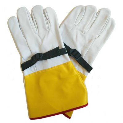 14 Inch Electric Safety Leather Gloves
