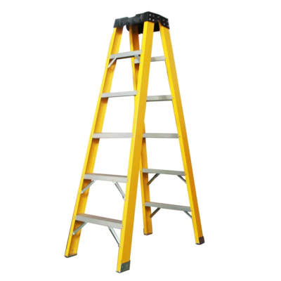 5-Foot Fiberglass Step Ladder Type a 300 Pound Load Capacity