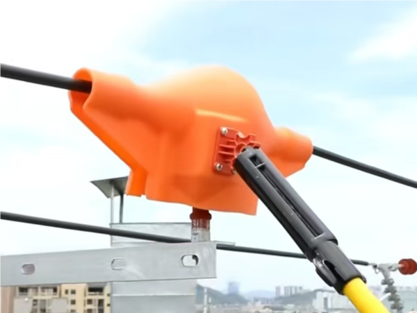 High Voltage Plastic Rigid Insulator Cover with Grip-all Adapter